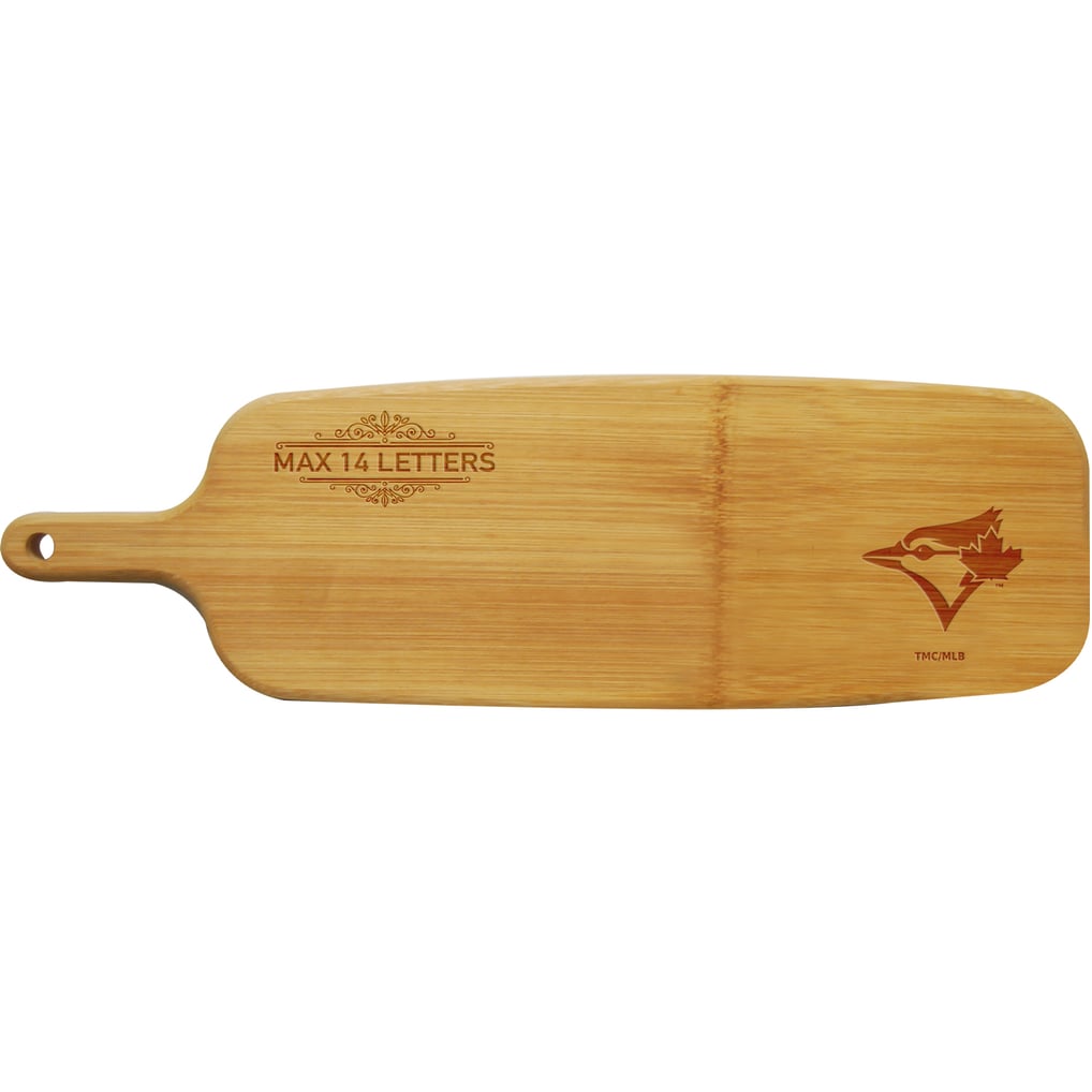 Toronto Blue Jays Personalized Bamboo Paddle Serving Board