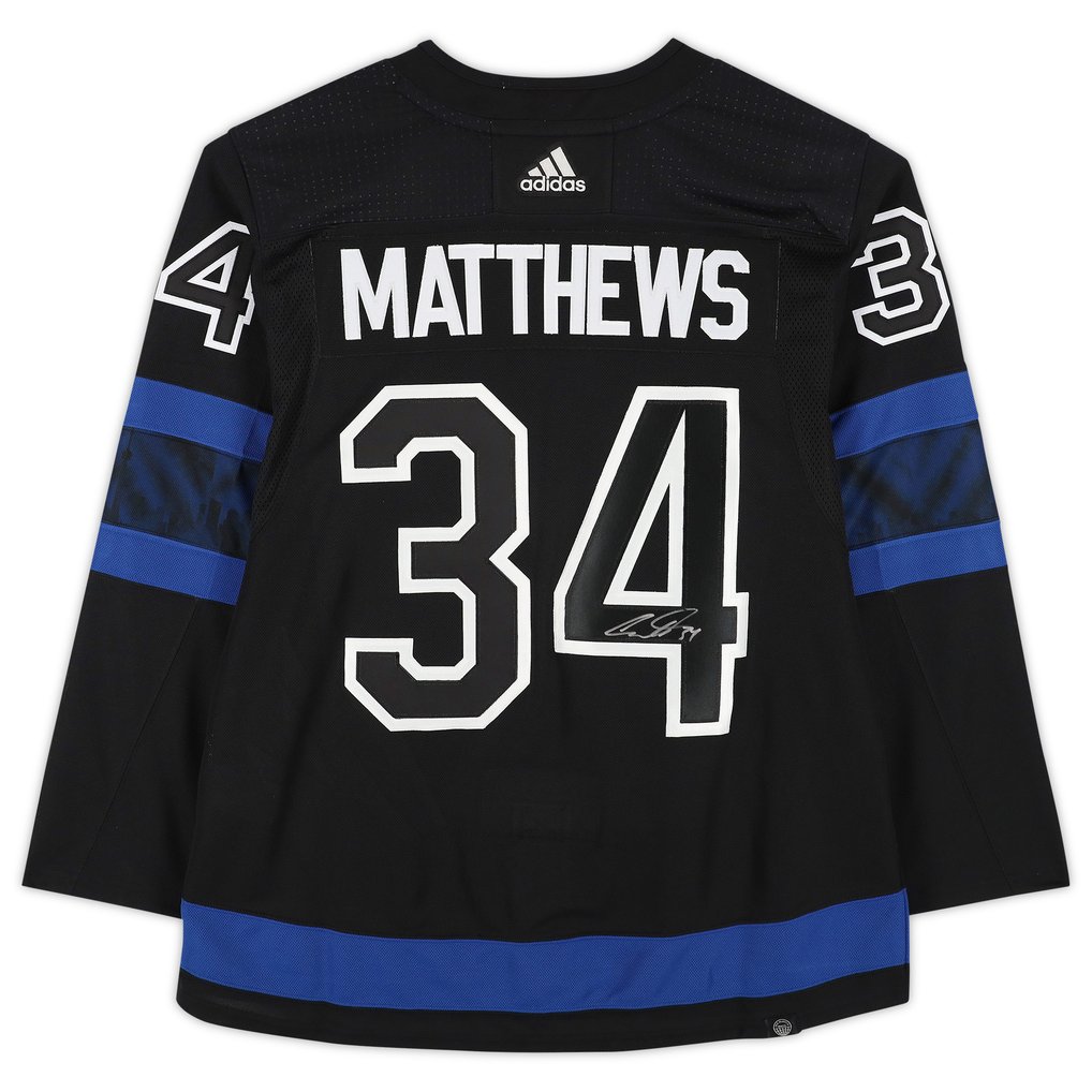 Auston Matthews Toronto Maple Leafs Fanatics Authentic Autographed Adidas Alternate Authentic Jersey - Black