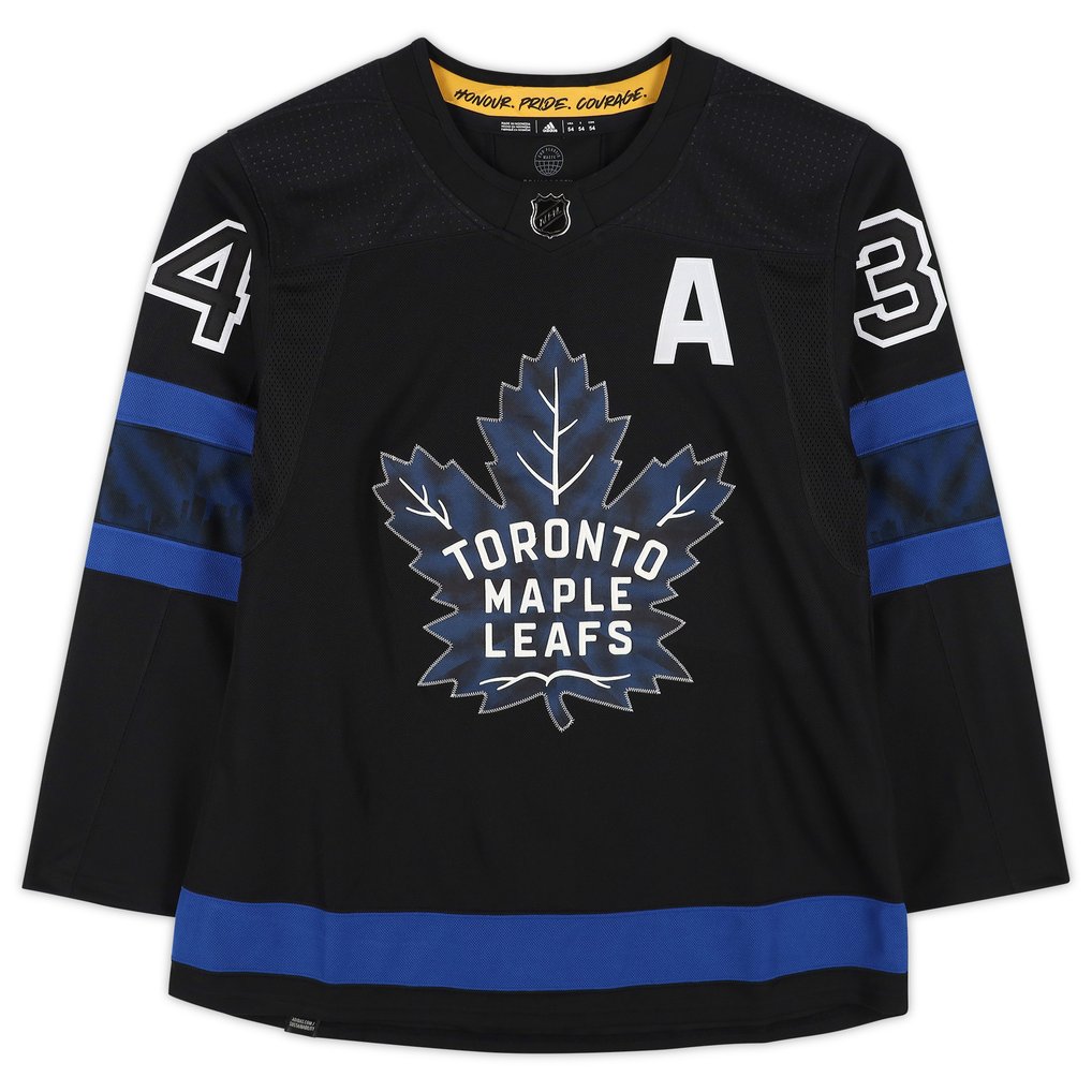 Auston Matthews Toronto Maple Leafs Fanatics Authentic Autographed Adidas Alternate Authentic Jersey - Black