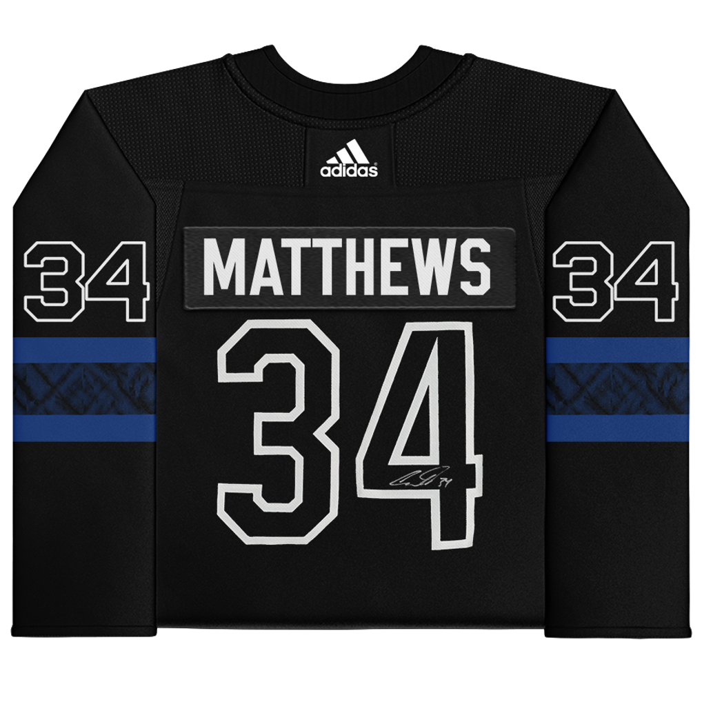 Auston Matthews Toronto Maple Leafs Fanatics Authentic Autographed Adidas Alternate Authentic Jersey - Black