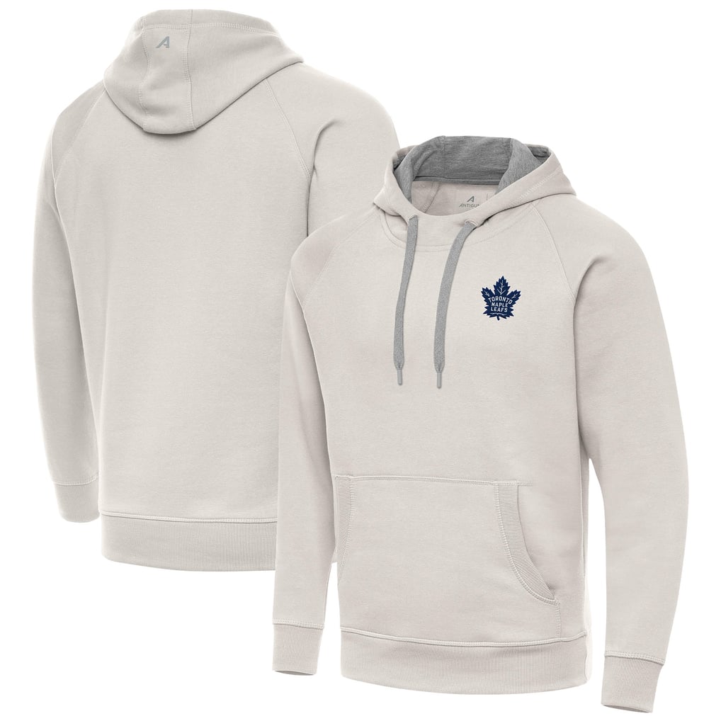 Toronto Maple Leafs Antigua Victory Pullover Hoodie - Cream