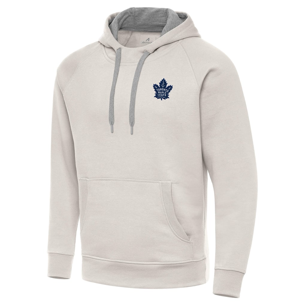 Toronto Maple Leafs Antigua Victory Pullover Hoodie - Cream