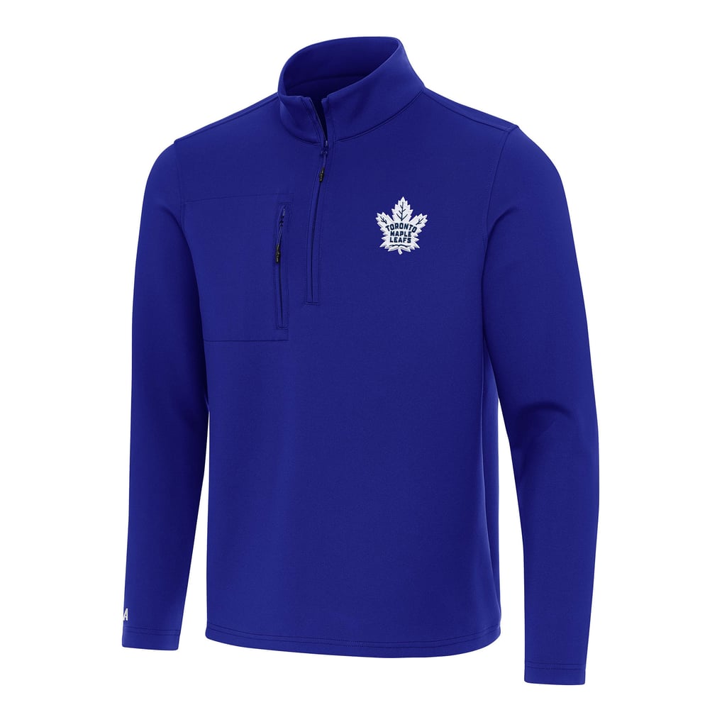  Toronto Maple Leafs Antigua Insider Quarter-Zip Top - Royal