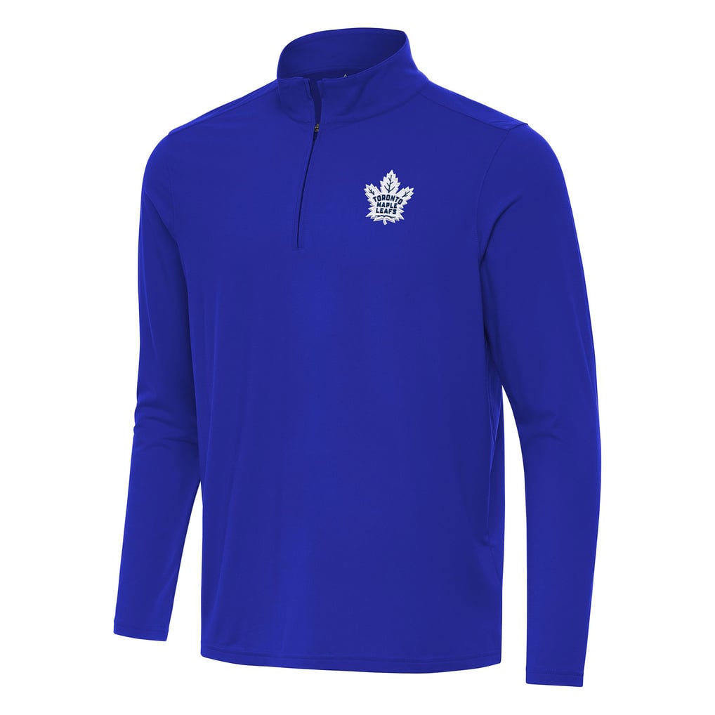 Toronto Maple Leafs Antigua Intent Quarter-Zip Top - Royal