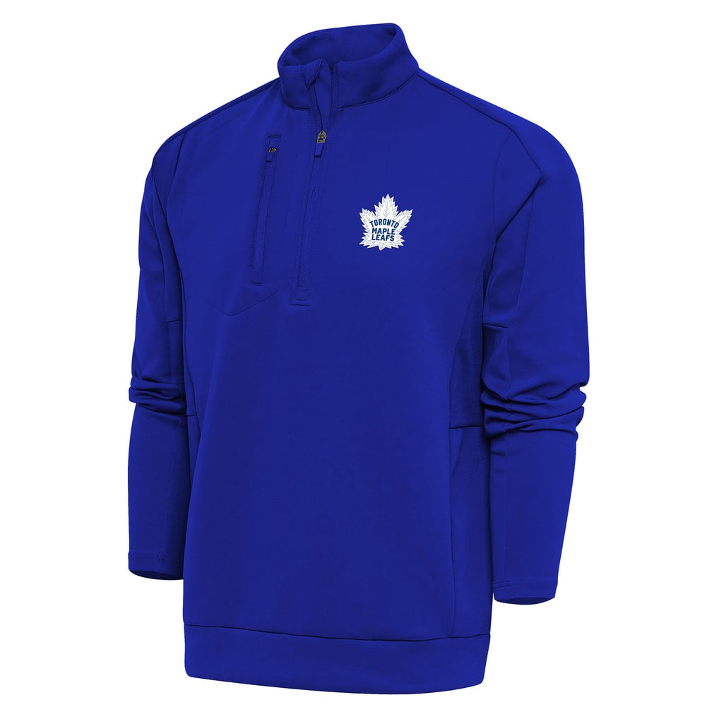 Toronto Maple Leafs Antigua Special Edition 2.0 Generation Quarter-Zip Pullover Top - Royal