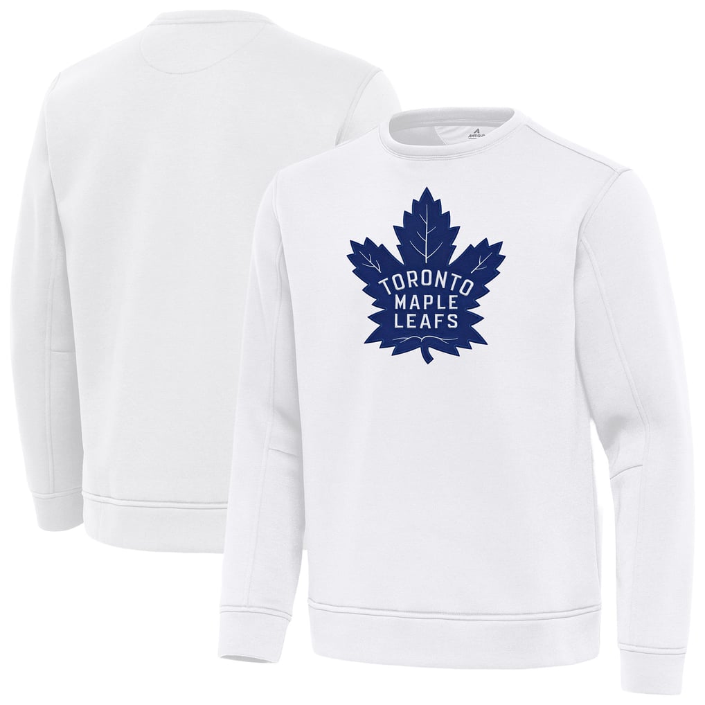 Toronto Maple Leafs Antigua Relevant Lightweight Pullover Sweatshirt - White