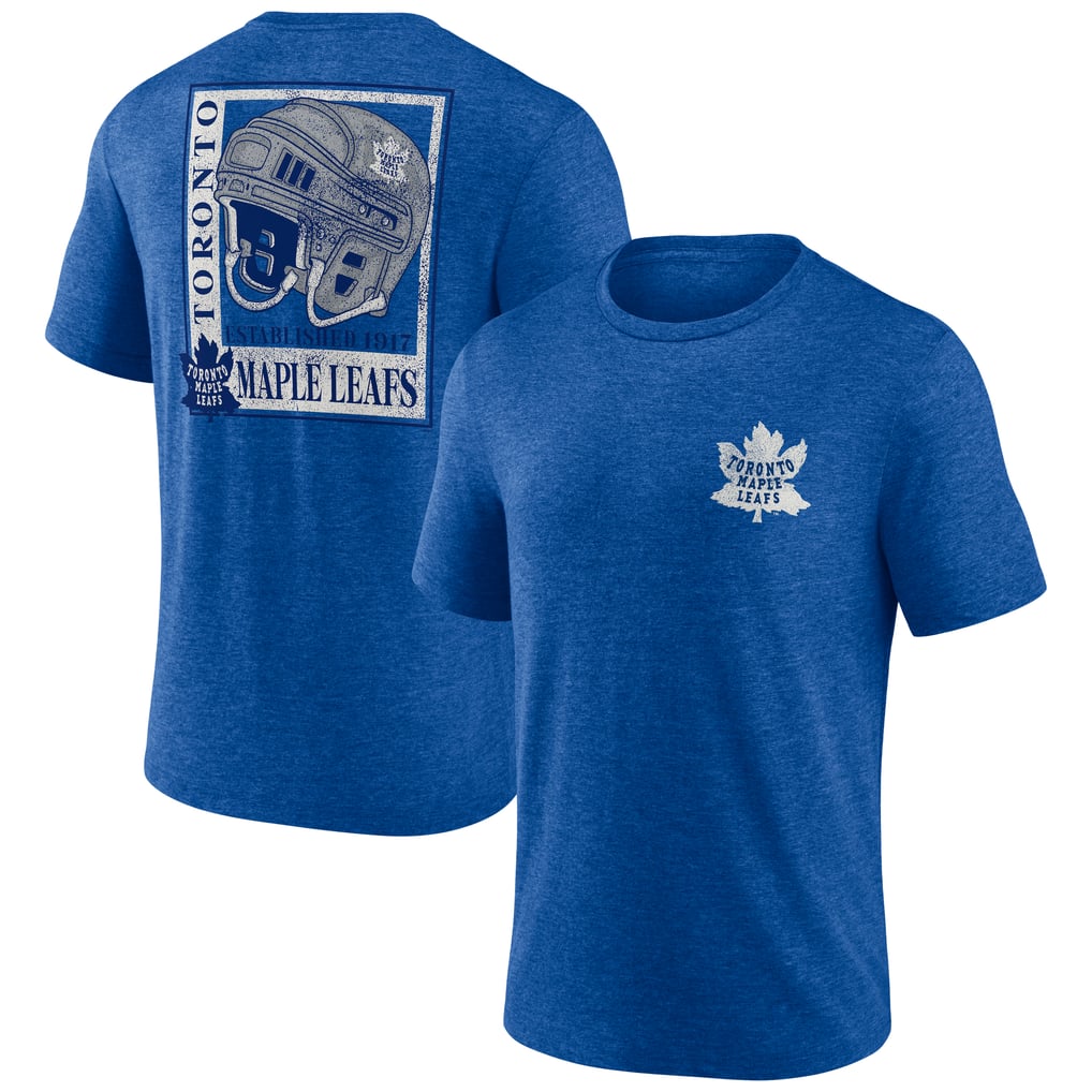  Toronto Maple Leafs Earnest Will Tri-Blend T-Shirt - Blue