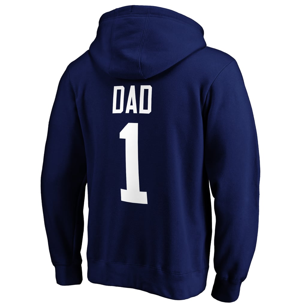 Toronto Maple Leafs #1 Dad Pullover Hoodie - Blue
