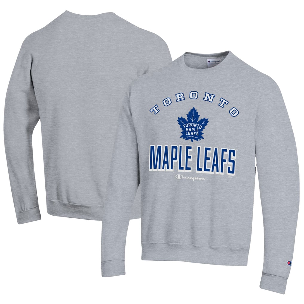 Toronto Maple Leafs Champion Eco Powerblend Crewneck Sweatshirt - Gray