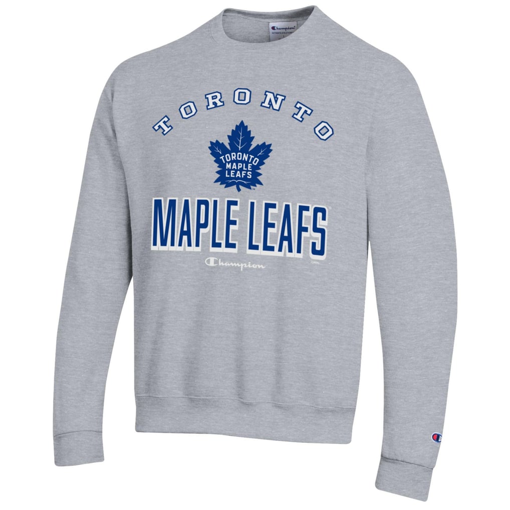 Toronto Maple Leafs Champion Eco Powerblend Crewneck Sweatshirt - Gray