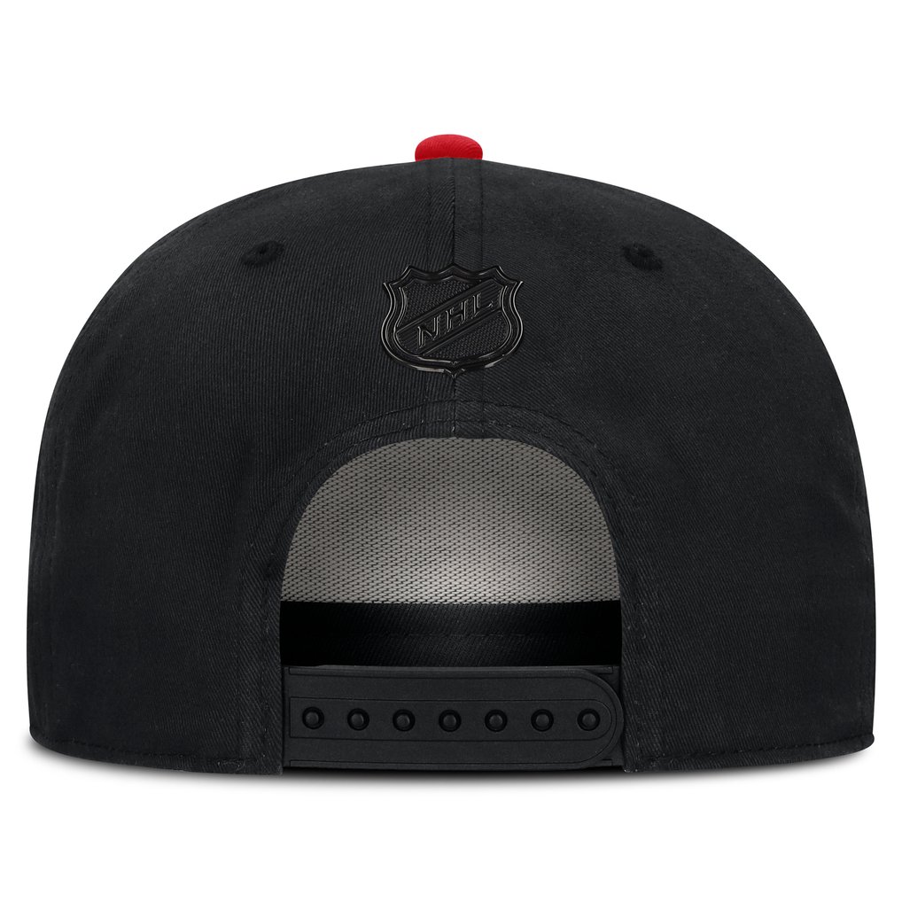 Toronto Maple Leafs Fanatics Canada Military Appreciation Authentic Pro A-Frame Adjustable Hat - Black