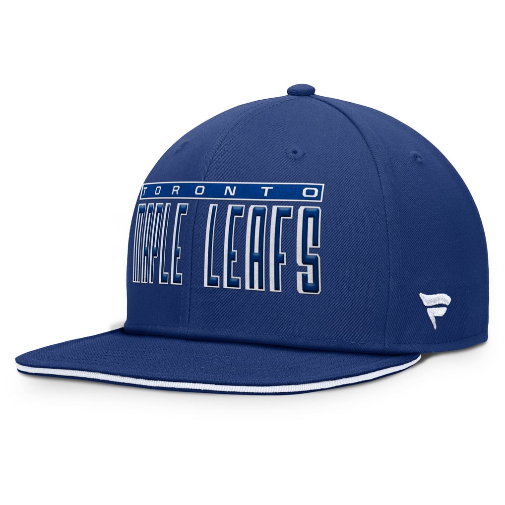 Toronto Maple Leafs Fanatics Fundamental Gino Stack Snapback Hat - Blue