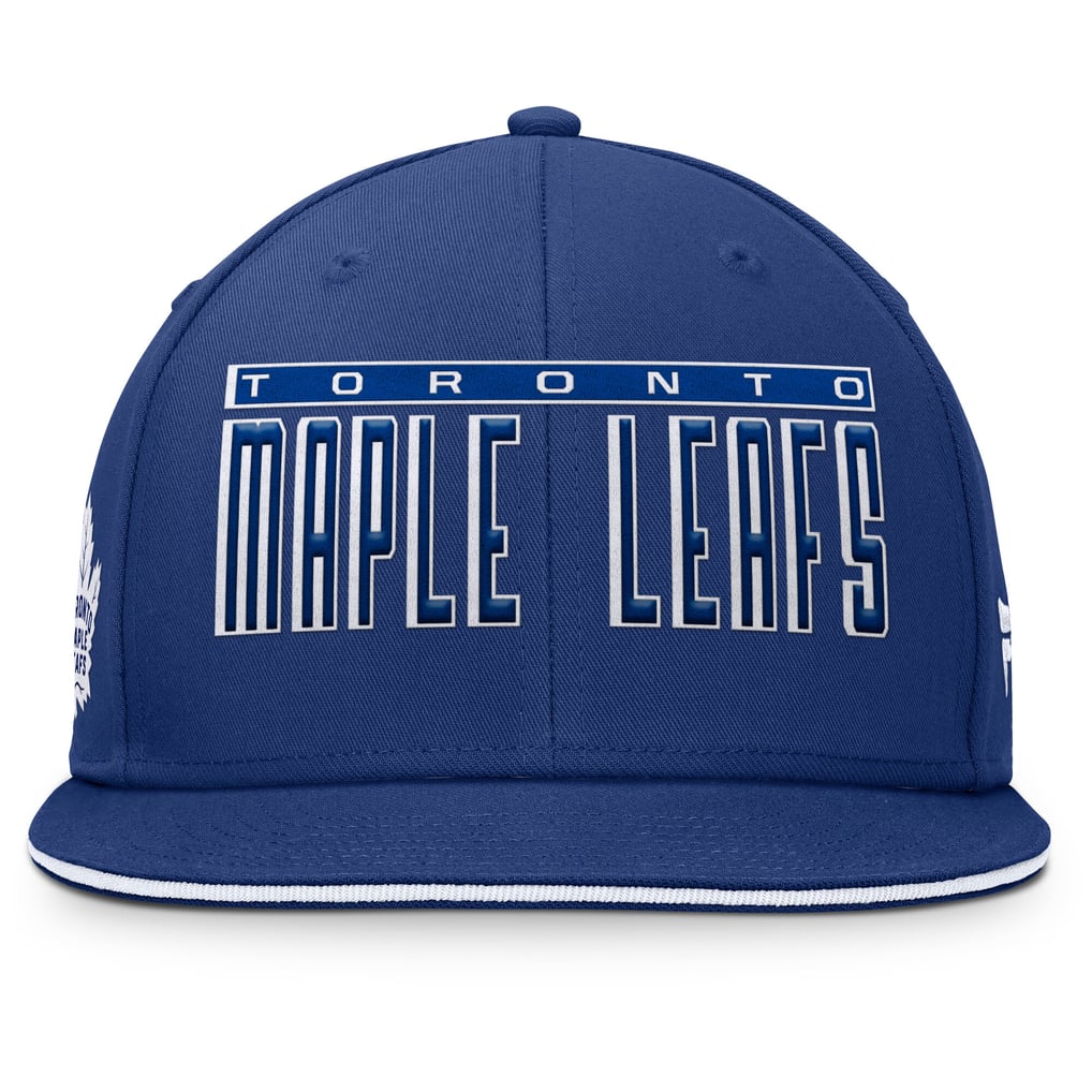 Toronto Maple Leafs Fanatics Fundamental Gino Stack Snapback Hat - Blue