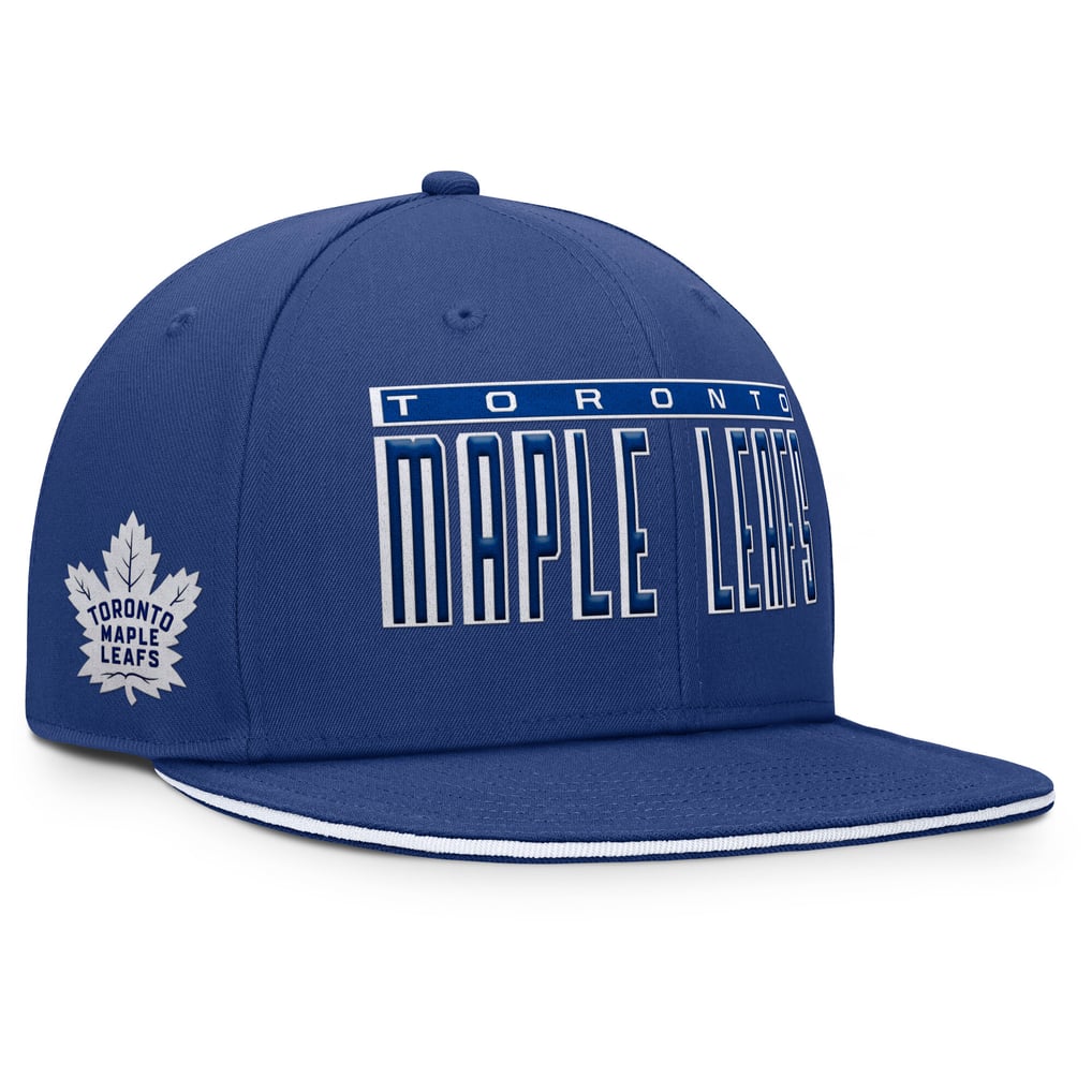 Toronto Maple Leafs Fanatics Fundamental Gino Stack Snapback Hat - Blue