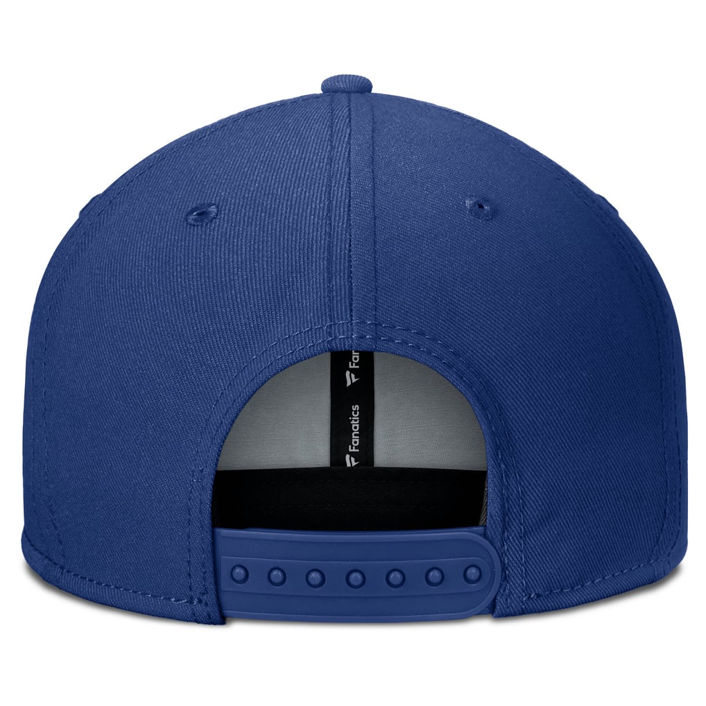 Toronto Maple Leafs Fanatics Fundamental Gino Stack Snapback Hat - Blue