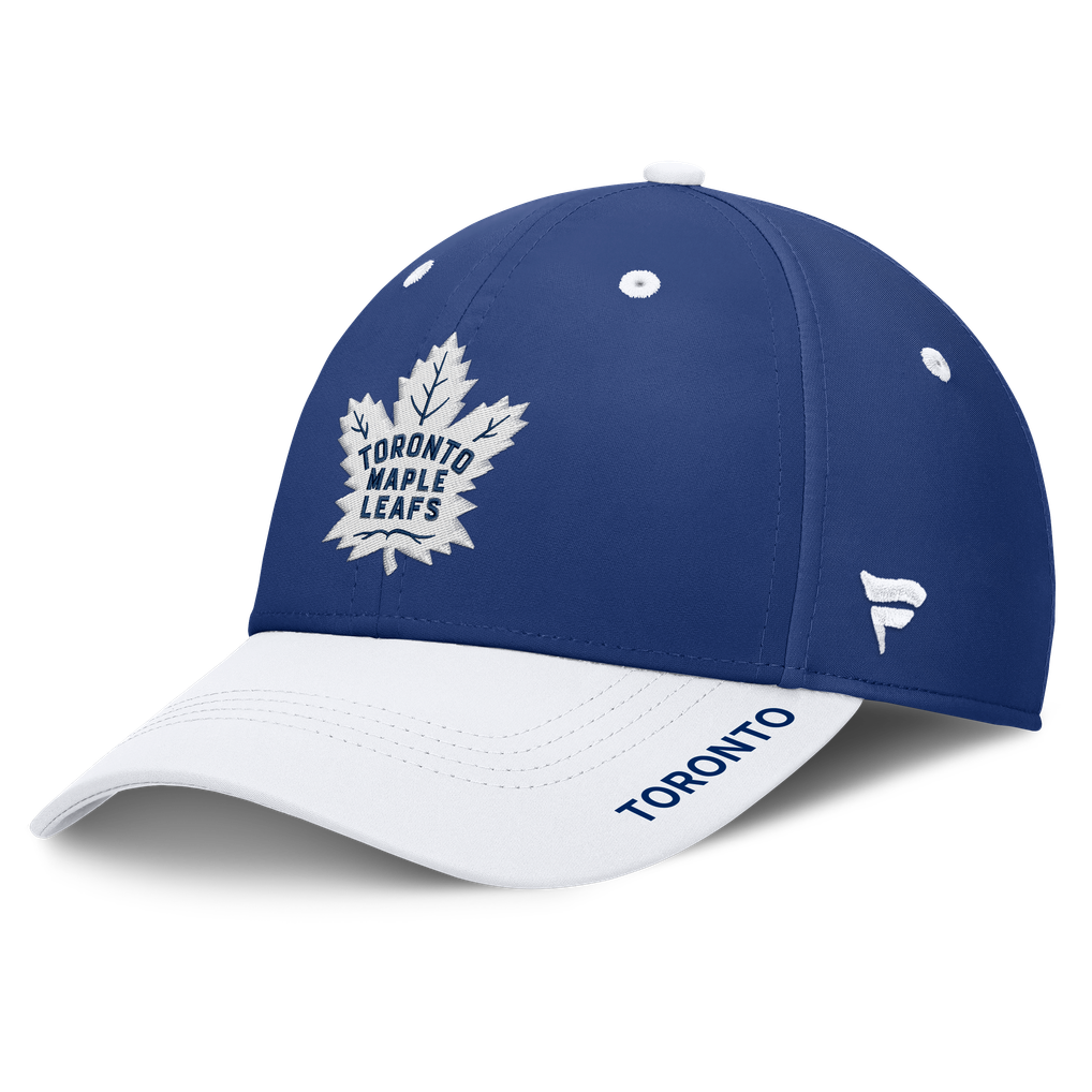 Toronto Maple Leafs Fanatics Authentic Pro Rink Stretch Hat - Blue/White
