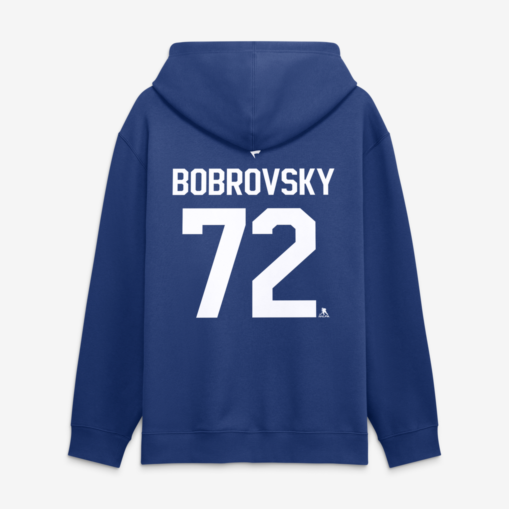 Sergei Bobrovsky Toronto Maple Leafs Fanatics Authentic Stack Name & Number Hoodie - Blue