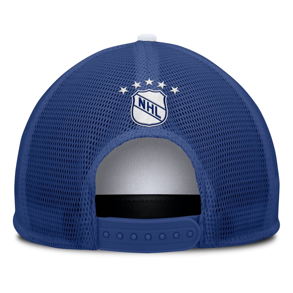 Toronto Maple Leafs Fanatics Decades Collection Foam Front Snapback Hat - White/Blue