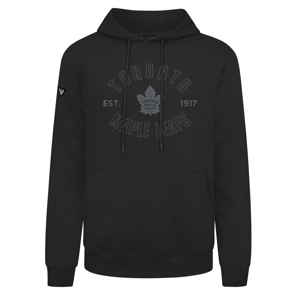 Toronto Maple Leafs Levelwear Podium Abyssal Pullover Hoodie - Black