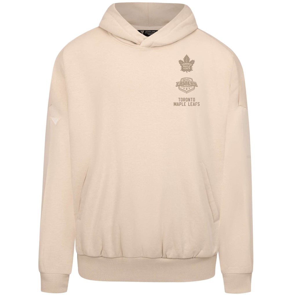 Toronto Maple Leafs Levelwear Contact Stamp Pullover Hoodie - Cream