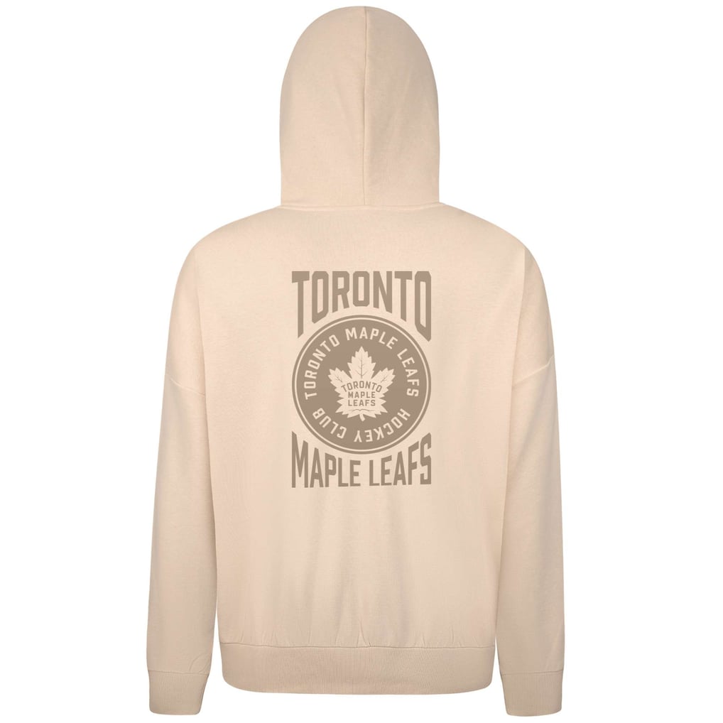 Toronto Maple Leafs Levelwear Contact Stamp Pullover Hoodie - Cream