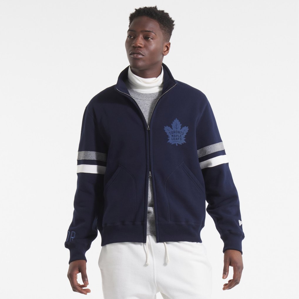  Toronto Maple Leafs Todd Snyder by Fanatics Full-Zip Fleece - Navy