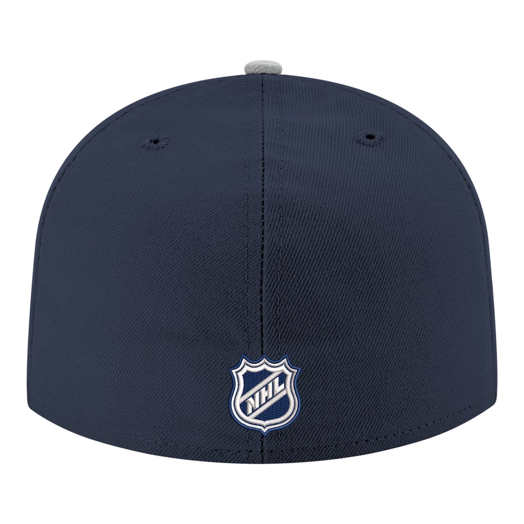  Toronto Maple Leafs New Era Core Logo Two-Tone 59FIFTY Fitted Hat - Navy