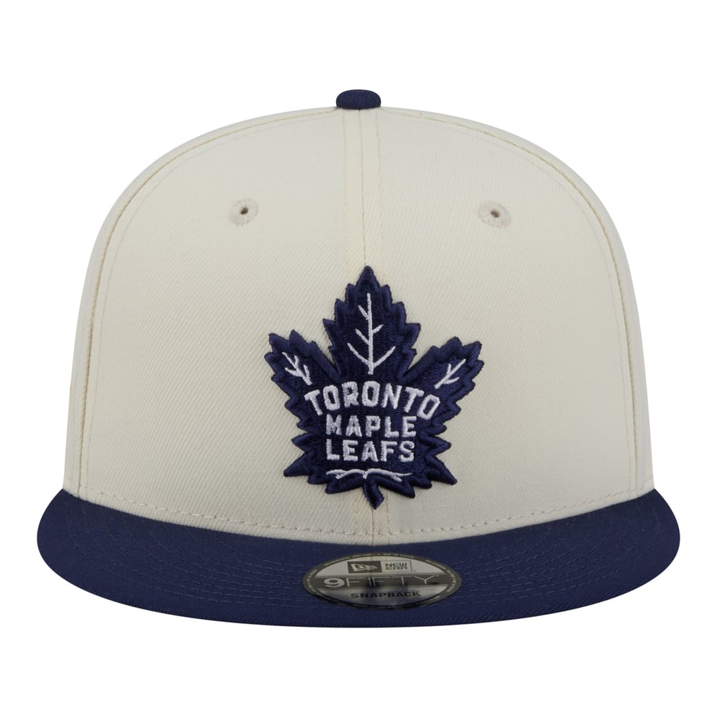  Toronto Maple Leafs New Era Injection Localized Two-Tone 9FIFTY Snapback Hat - White/Navy
