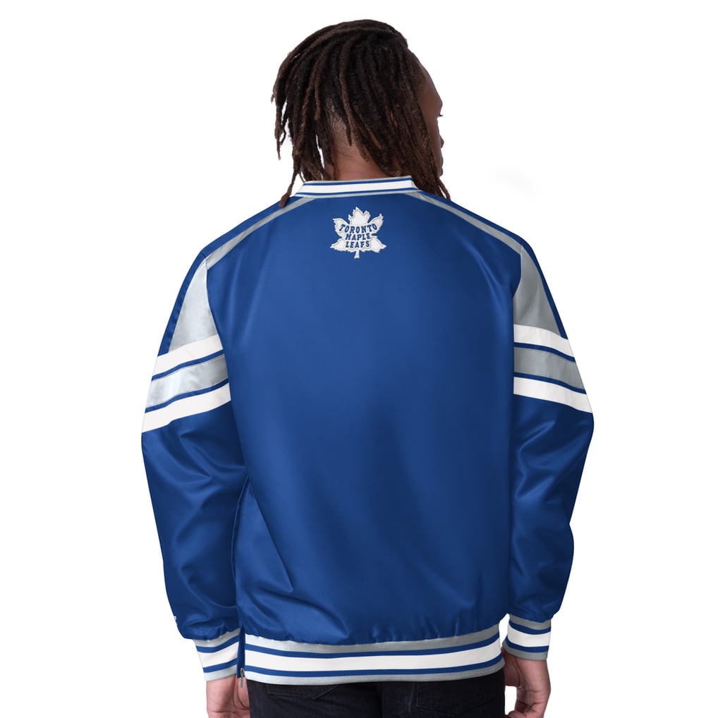  Toronto Maple Leafs Starter Reliever V-Neck Pullover Jacket - Blue
