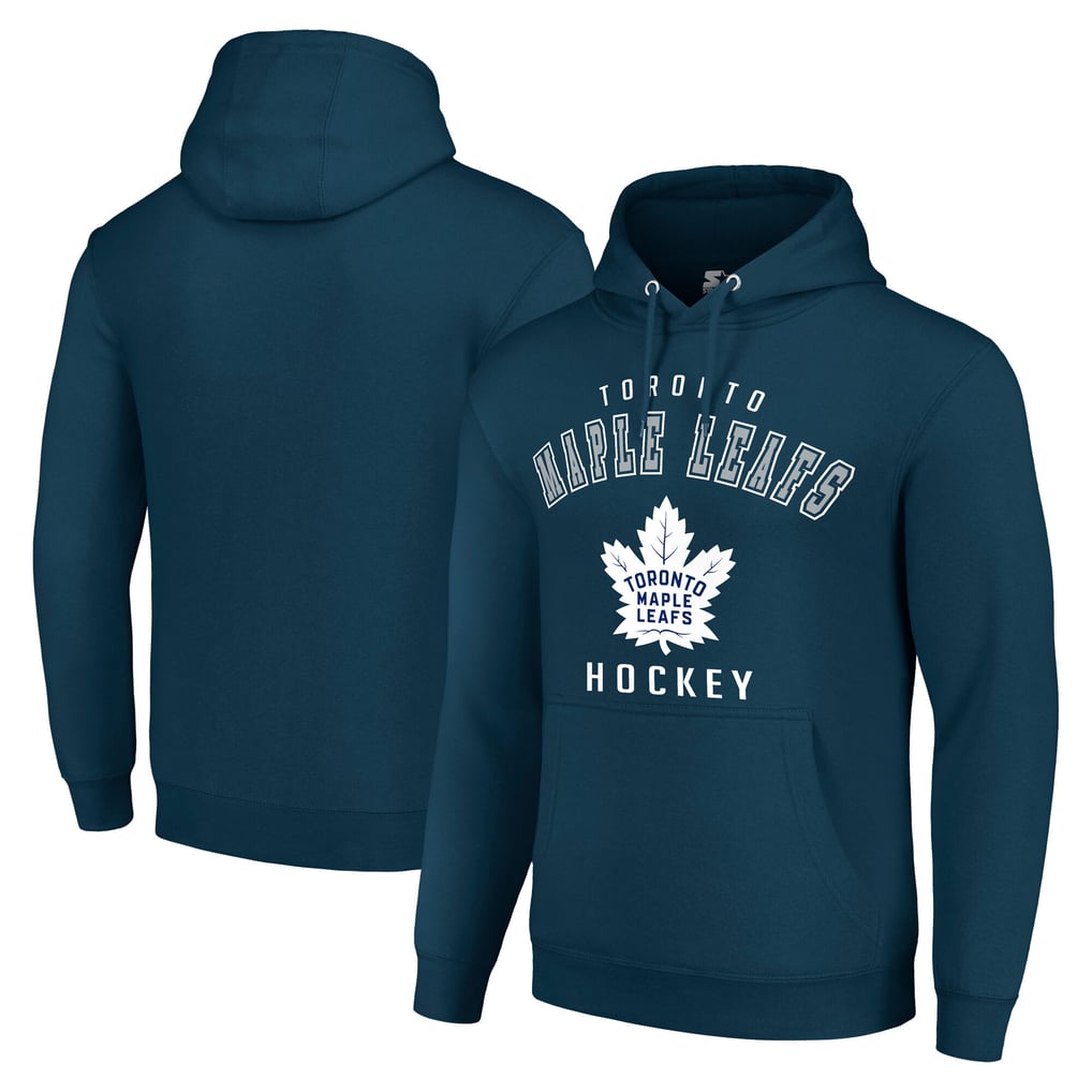 Toronto Maple Leafs Starter  Logo Pullover Hoodie - Navy