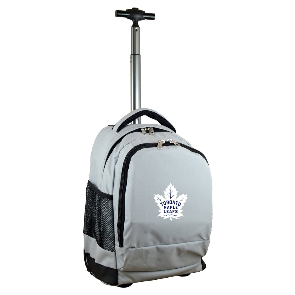Toronto Maple Leafs MOJO 19'' Premium Wheeled Backpack - Gray