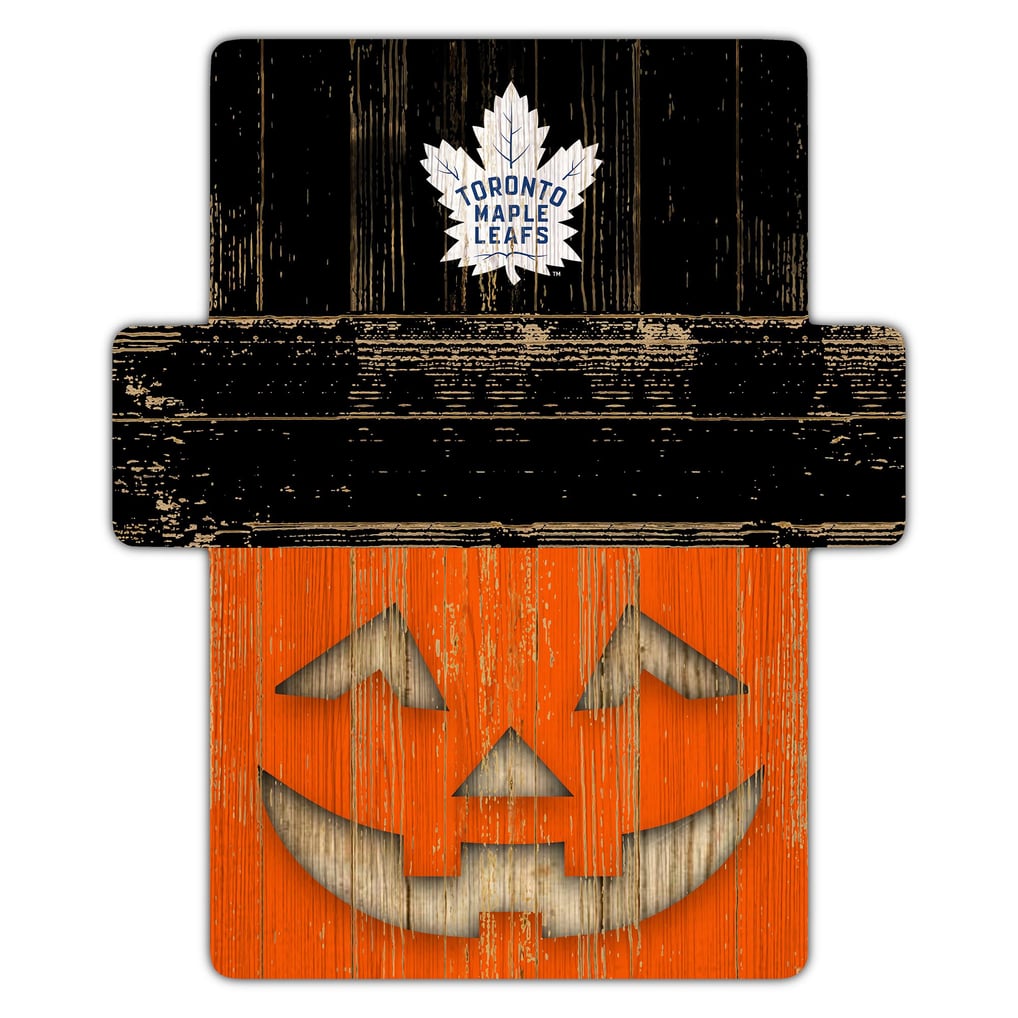 Toronto Maple Leafs 12" x 12" Jack-O-Lantern Display