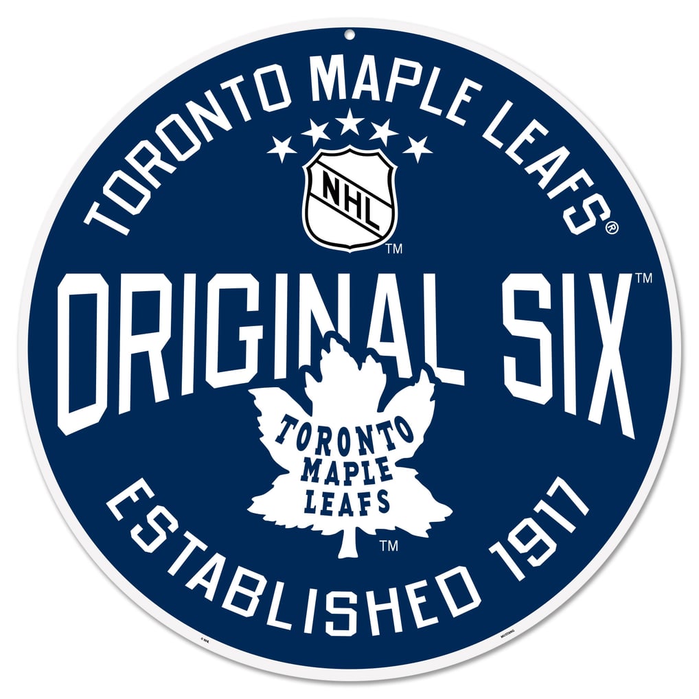 Toronto Maple Leafs 22" Original 6 Wall Sign