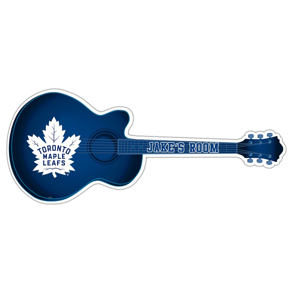 Toronto Maple Leafs 24" Customizable Guitar Sign