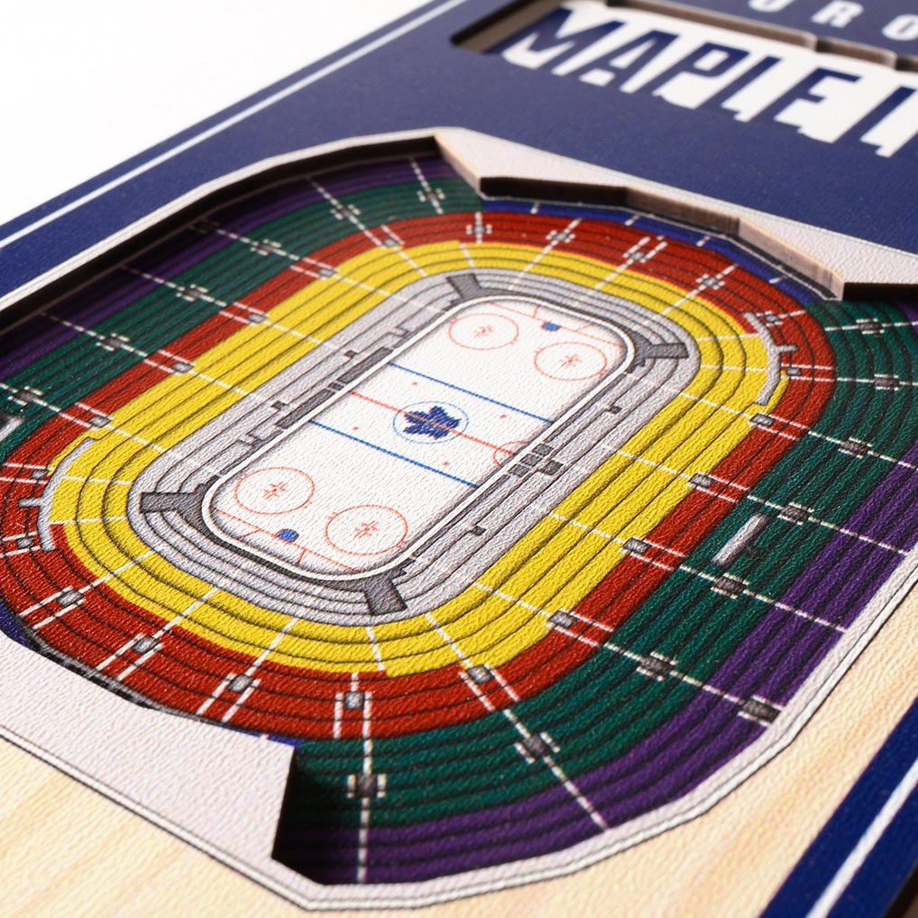 Toronto Maple Leafs 6'' x 19'' 3D StadiumView Banner