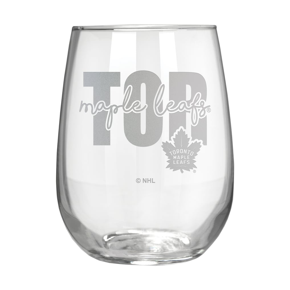 Toronto Maple Leafs Etched 17oz. City Stemless Wine Glass