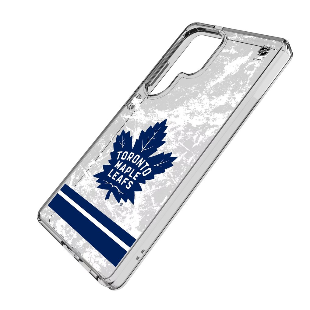 Toronto Maple Leafs Galaxy Stripe Clear Ice Case