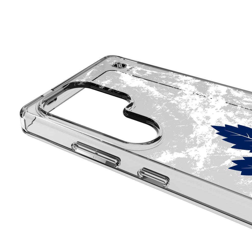 Toronto Maple Leafs Galaxy Stripe Clear Ice Case