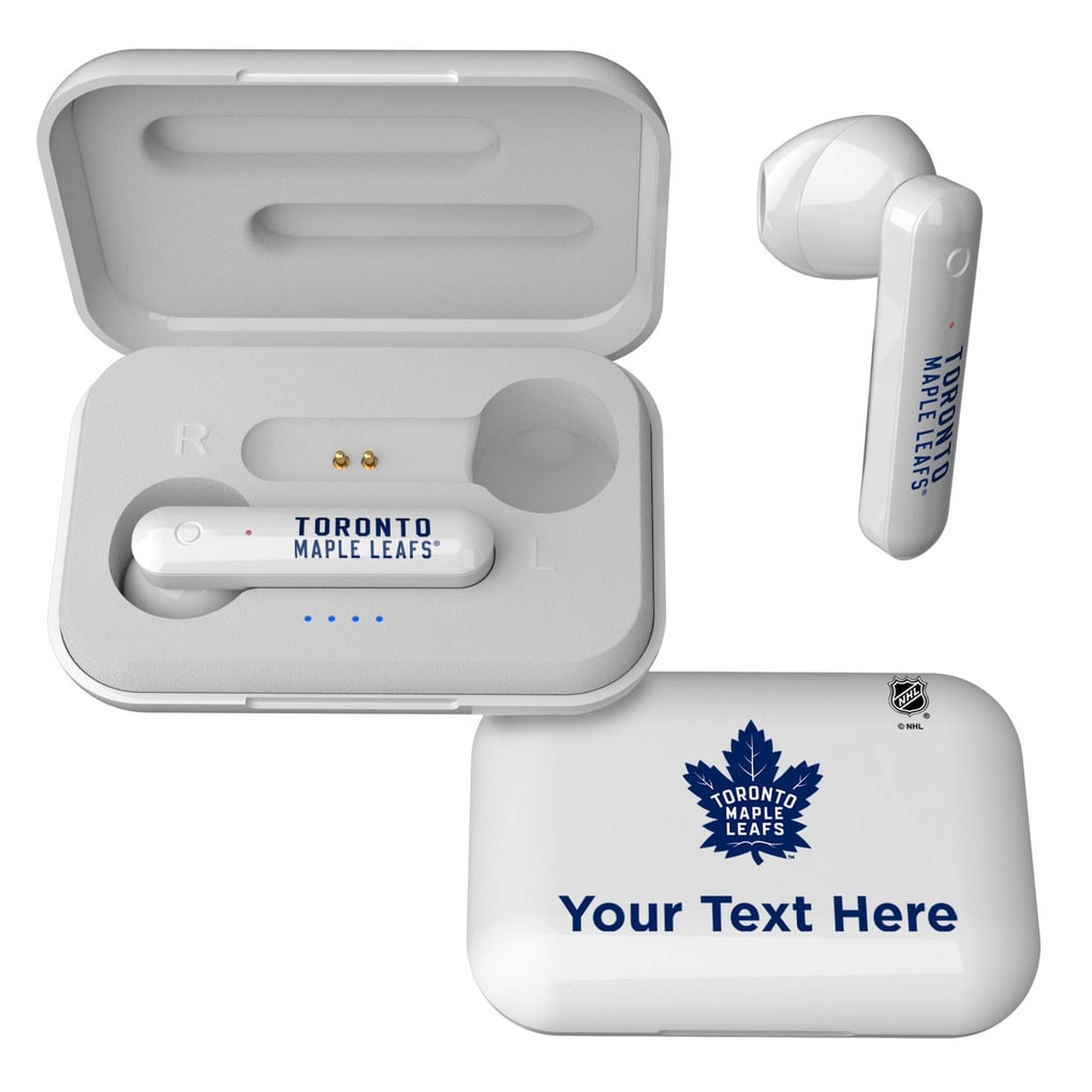 Toronto Maple Leafs Personalized Insignia Design Wireless Earbuds