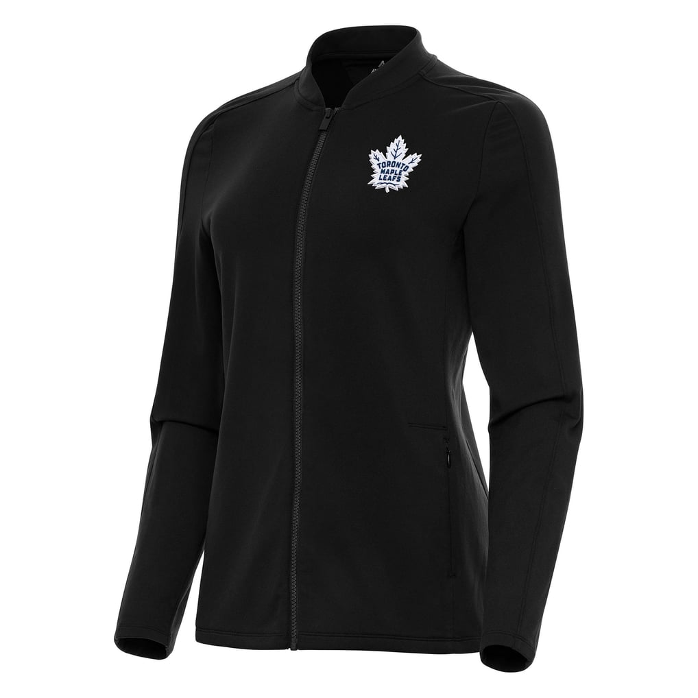 Toronto Maple Leafs Antigua Women's Continual Full-Zip Jacket - Black