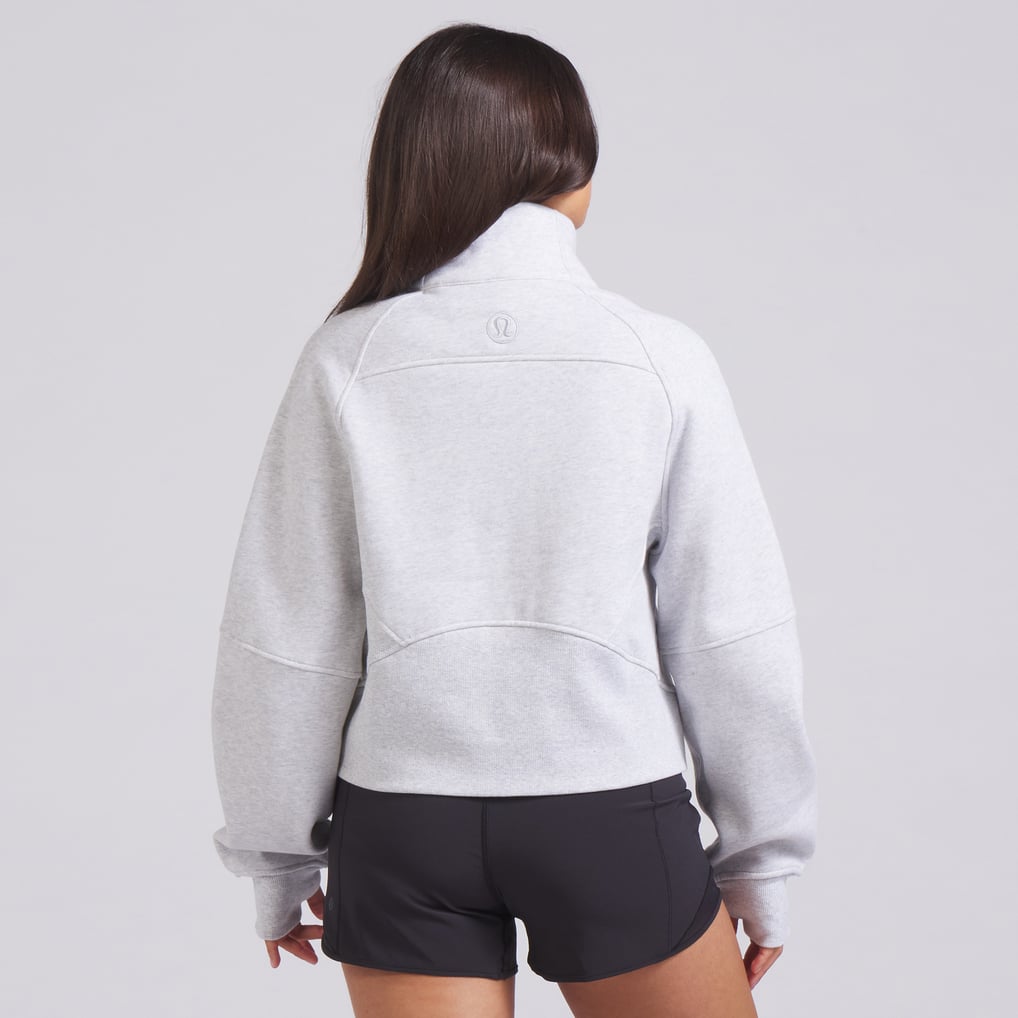 Toronto Maple Leafs lululemon Women's Scuba Oversized Half Zip Top - Heather Gray