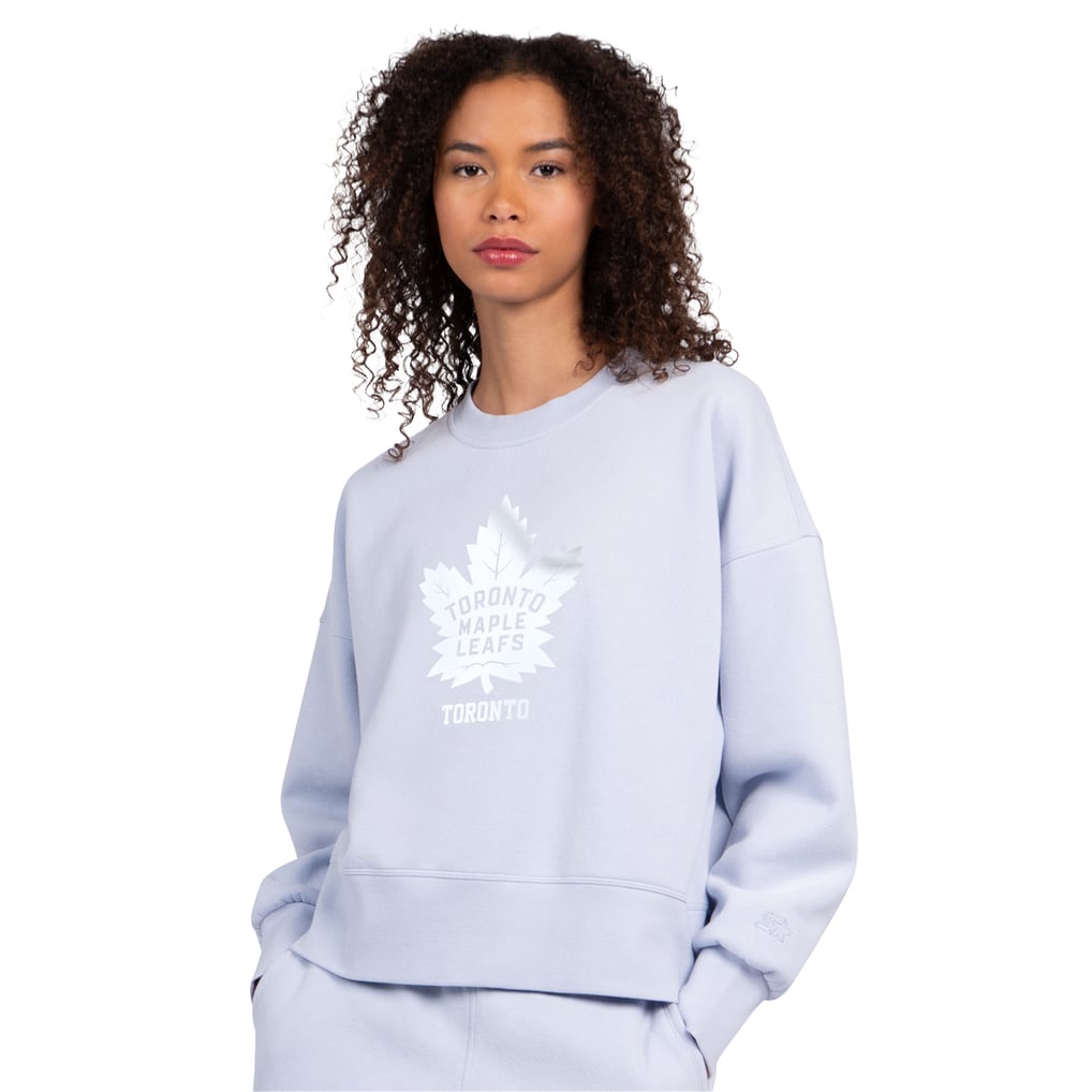 Toronto Maple Leafs Starter Women's Boxy Cropped Sweatshirt - Blue