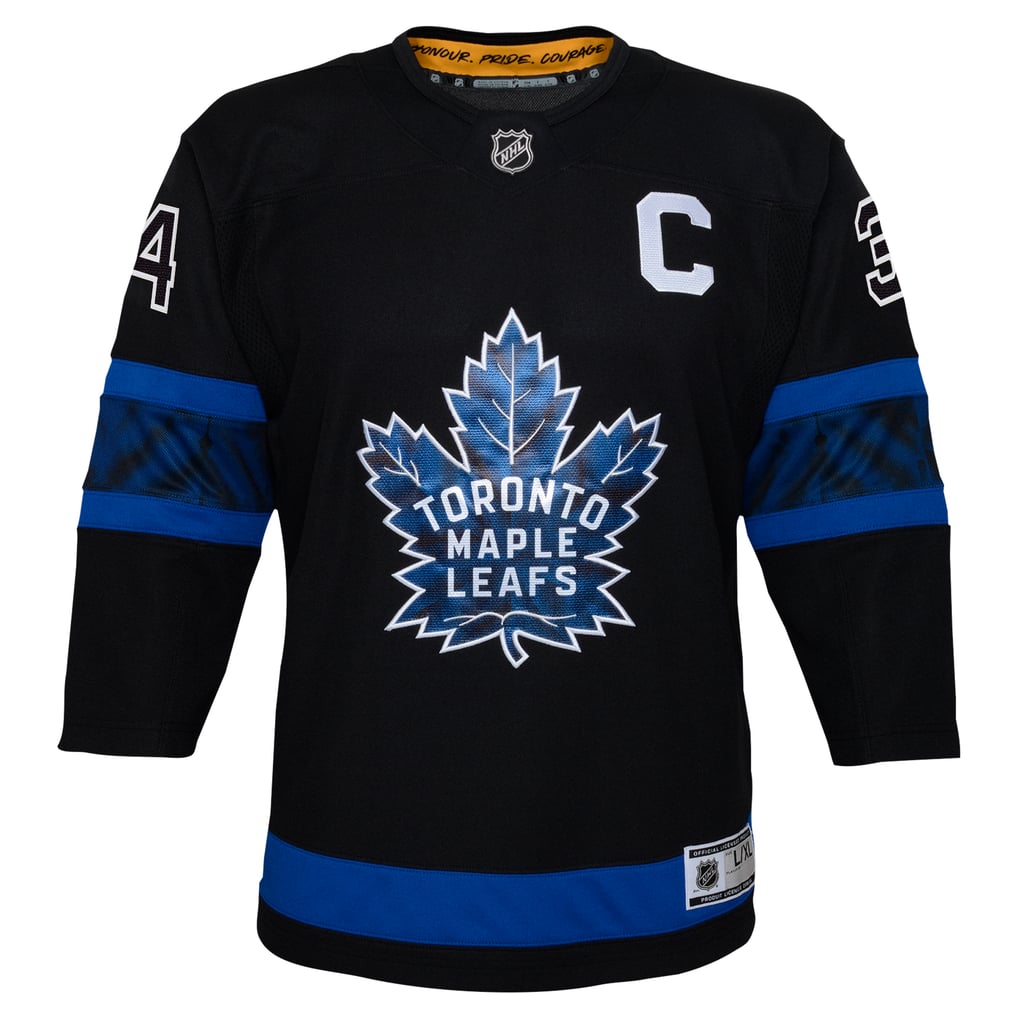 Auston Matthews Toronto Maple Leafs Youth Alternate Premier Player Jersey - Black