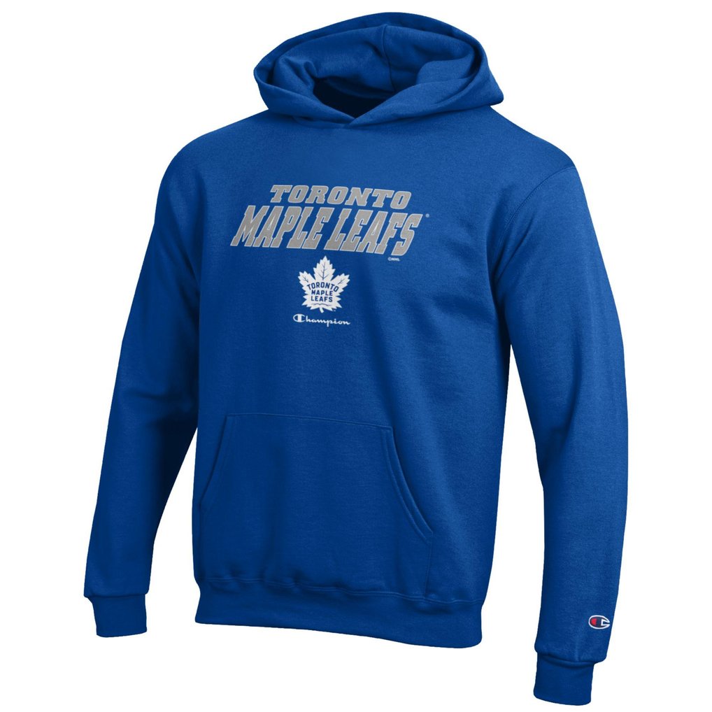  Toronto Maple Leafs Champion Youth Eco Powerblend Pullover Hoodie - Royal