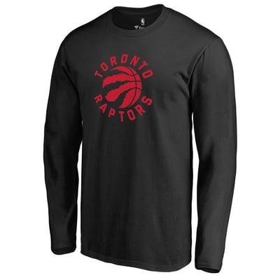 Toronto Raptors Alternate Logo Long Sleeve T-Shirt - Black