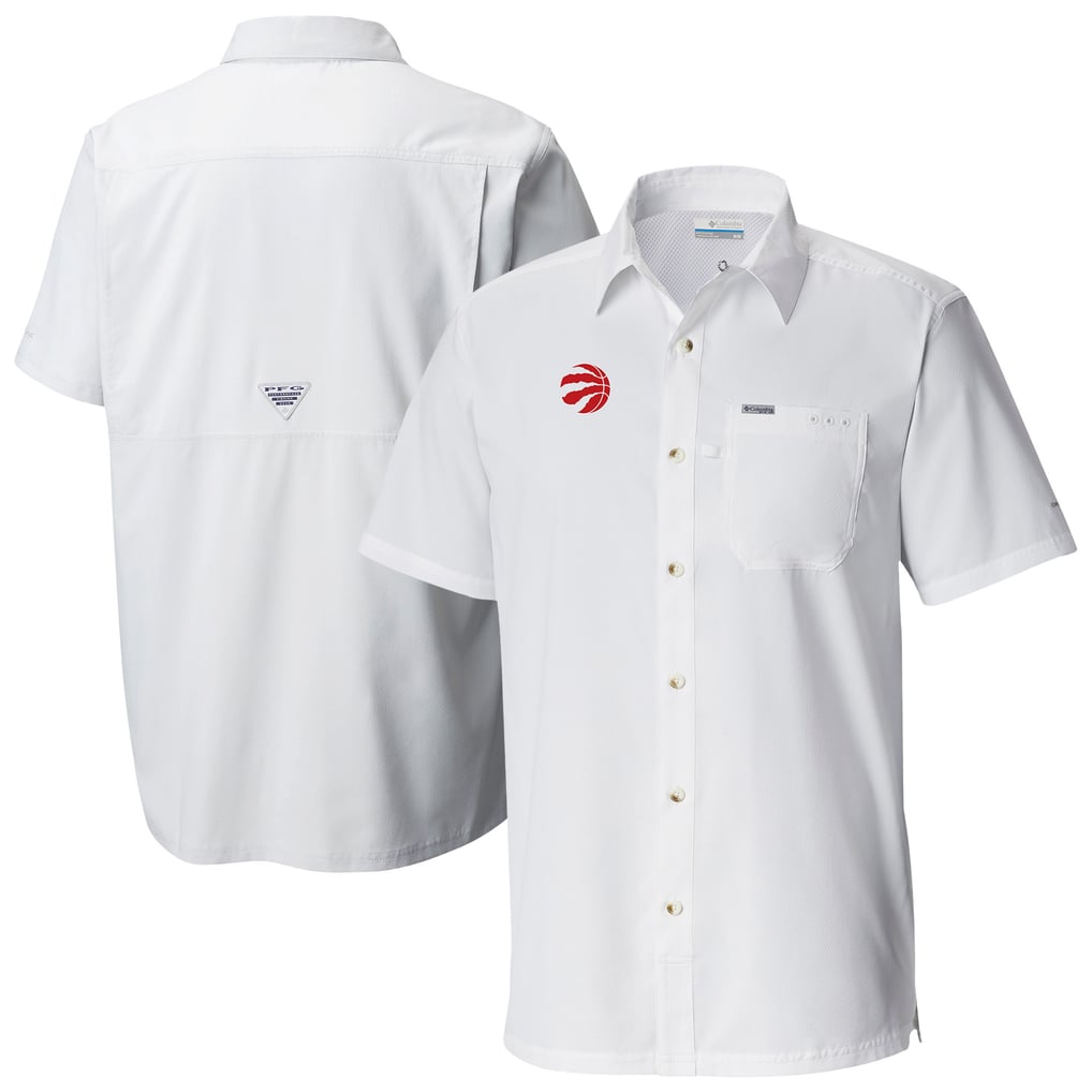  Toronto Raptors Columbia Slack Tide Camp Button-Up Shirt  - White