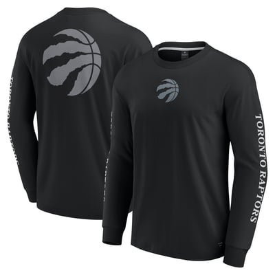Toronto Raptors Fanatics Elements Strive Long Sleeve T-Shirt  - Black