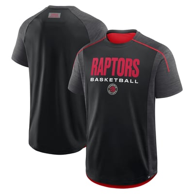 Toronto Raptors Fanatics Inbound Pass Play Practice T-Shirt - Black
