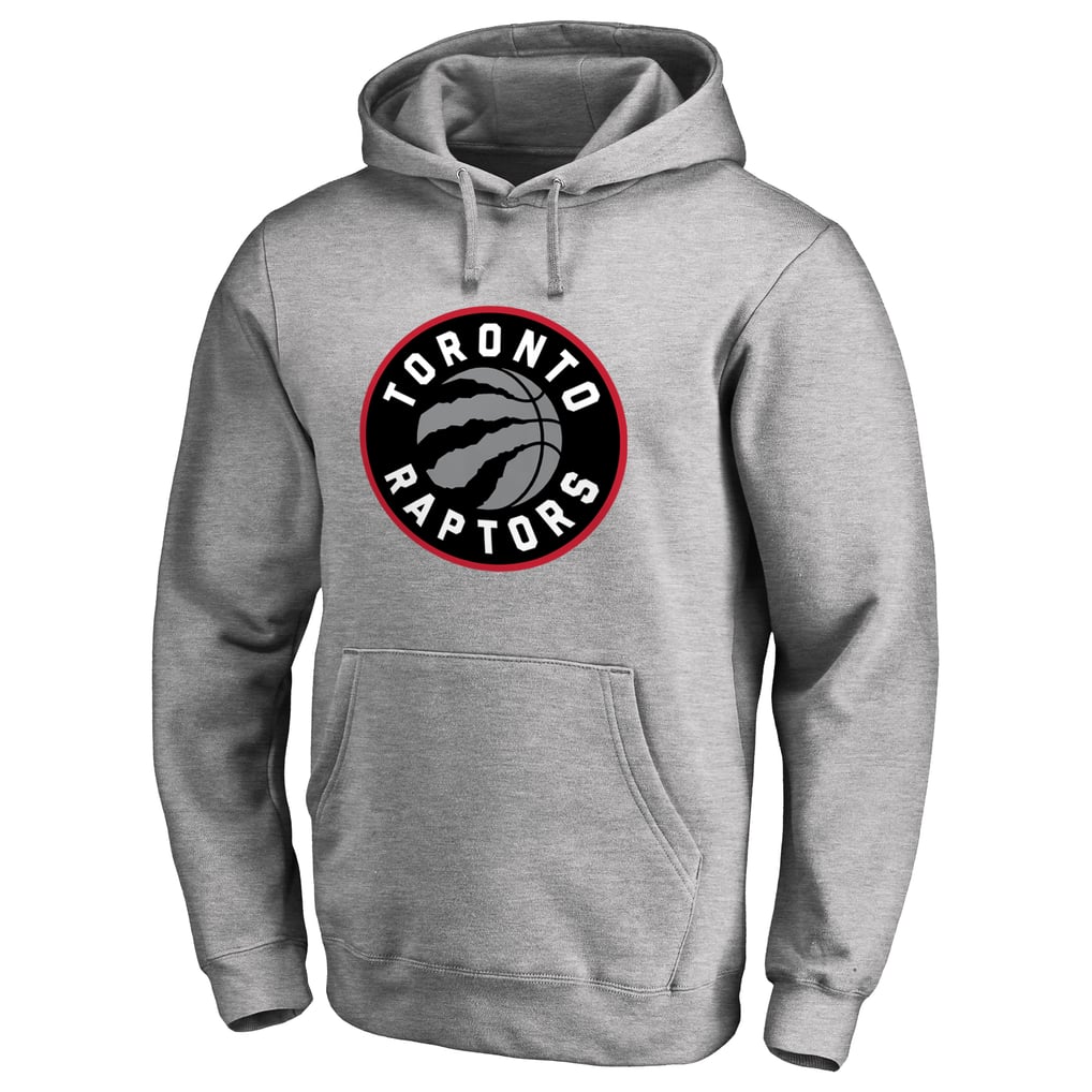 Toronto Raptors Primary Logo Pullover Hoodie - Heather Gray