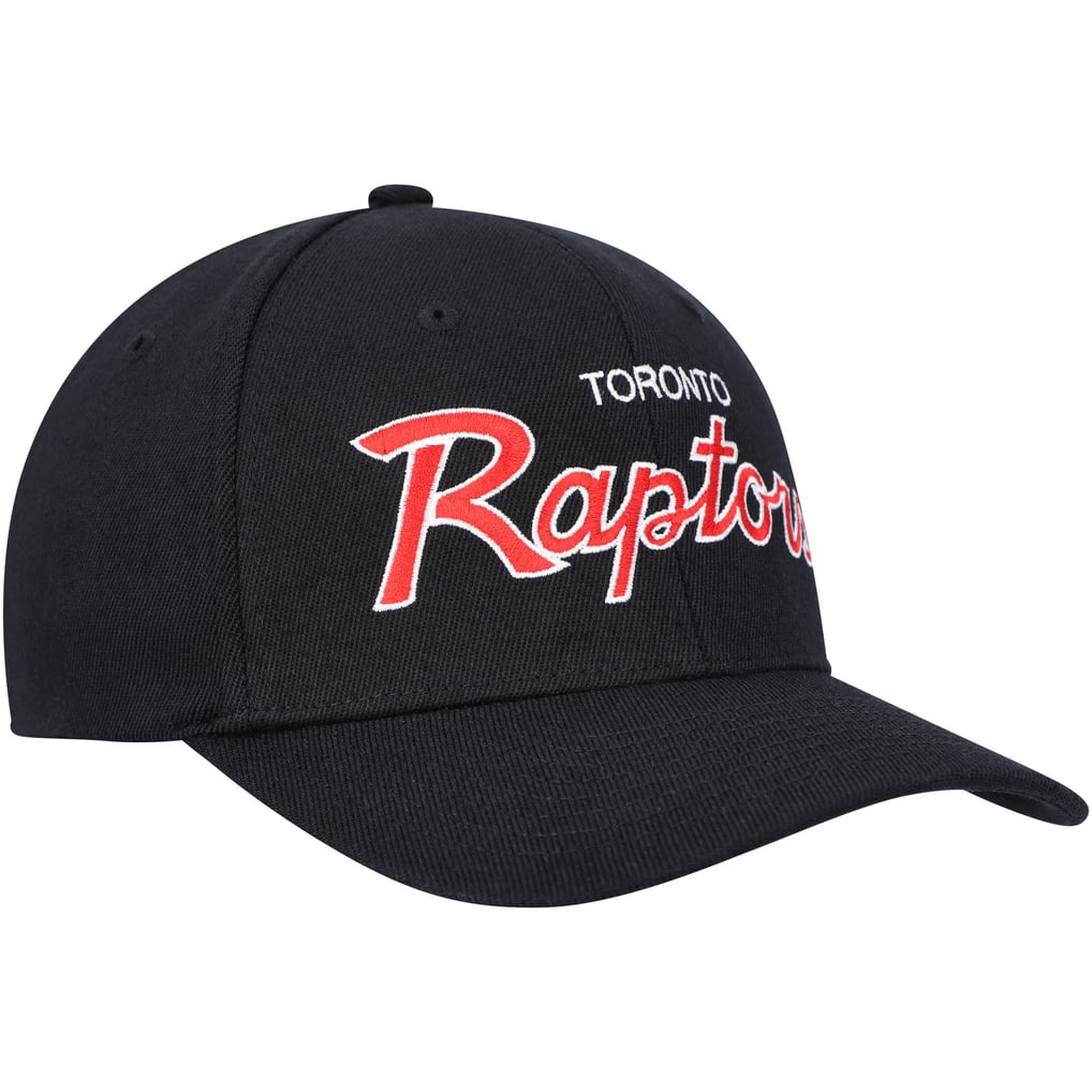 Toronto Raptors Mitchell & Ness MVP Team Script 2.0 Stretch Snapback Hat - Black
